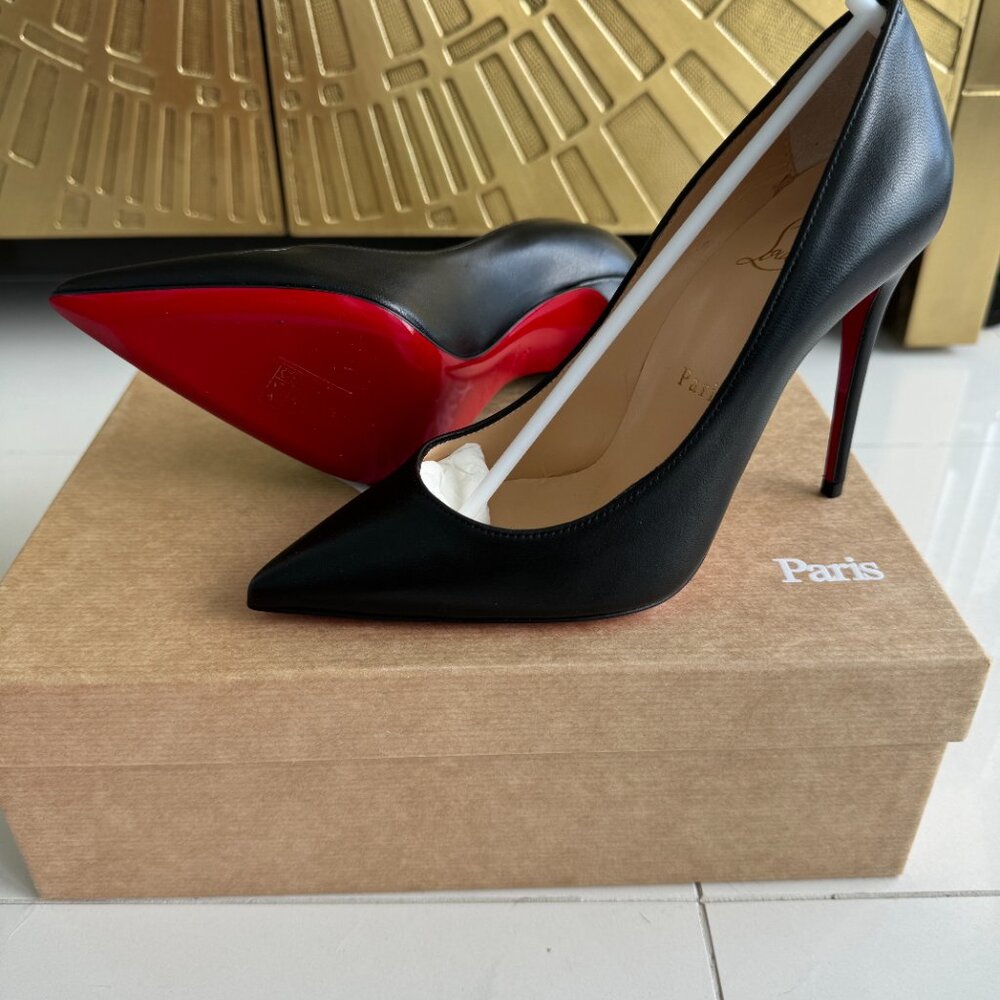 Christian Louboutin black Kate 100 pumps 35